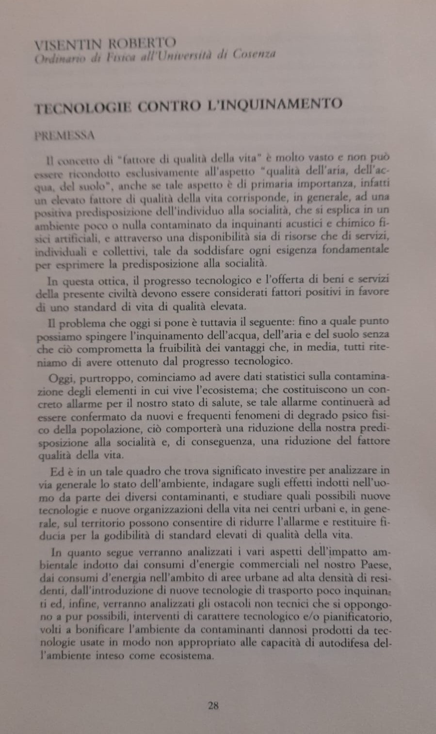 Tecnologie contro l’inquinamento